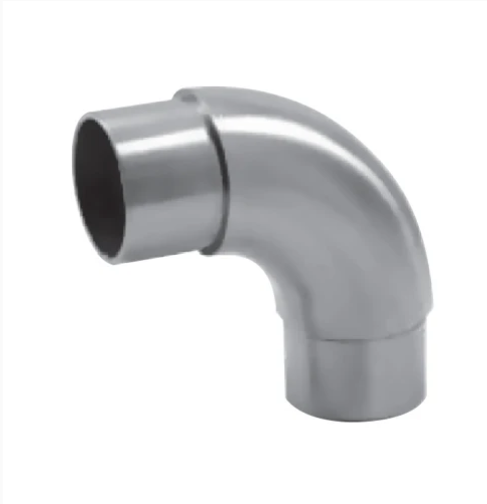 Codo De 90º Para Tubo De 42.4Mm. Satinado Acero Inoxidable 304