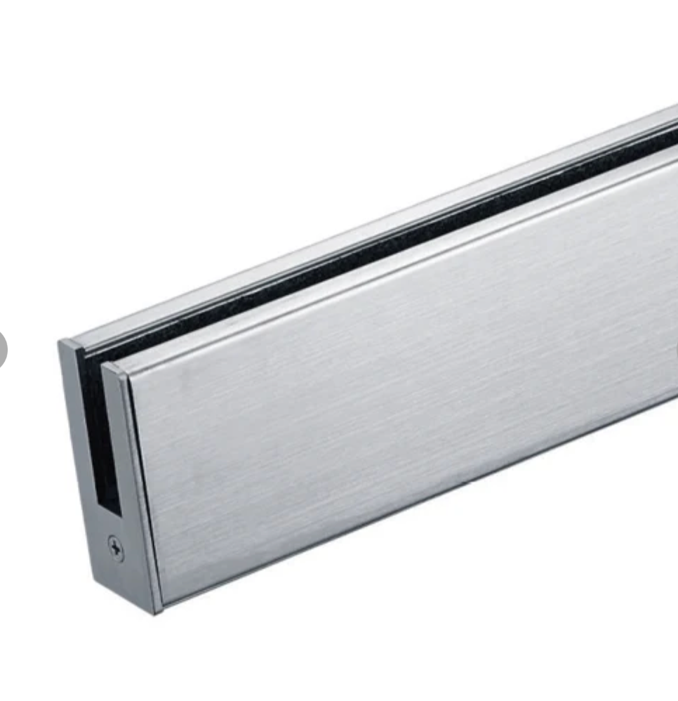 Zocalo 80Mmx3mt Acero Inox Cover Acero Inox.Sist Bloque No Req. Saque Incl 2 Tapas P/8-10-12Mm Brill